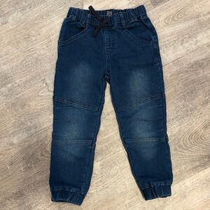 Deux par Deux Dark French Terry Denim Joggers